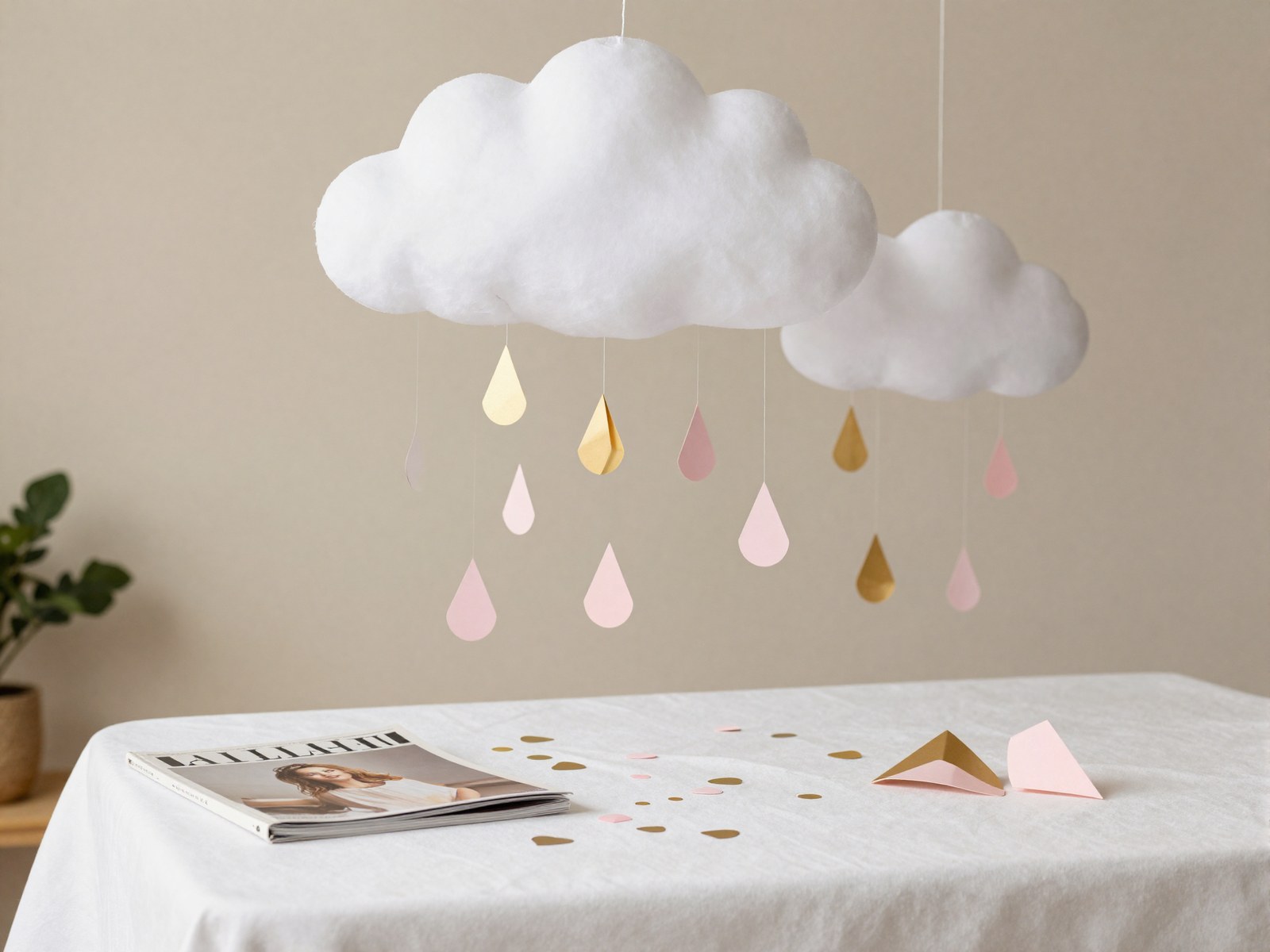 Tema chuva de amor para chá de bebê: paleta, decoração e ideias